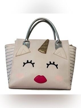 Betsey Johnson unicorn 3-way tote - EUC